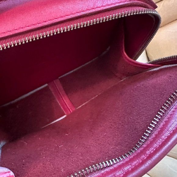 COACH HTF RED vtg LUNCH BOX ZIP🔥9991🔥stunner - Picture 8 of 16